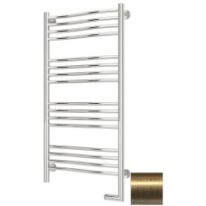 Полотенцесушитель электрический 1000х500 состаренная латунь МЭМ правый Сунержа Флюид 2.0 051-5221-1050