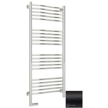 Полотенцесушитель электрический 1200х500 темный титан муар МЭМ левый Сунержа Флюид 2.0 15-5220-1250