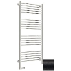 Полотенцесушитель электрический 1200х500 темный титан муар МЭМ левый Сунержа Флюид 2.0 15-5220-1250