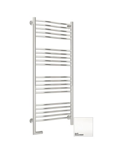 Полотенцесушитель электрический 1200х500 белый матовый МЭМ левый Сунержа Флюид 2.0 30-5220-1250