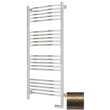 Полотенцесушитель электрический 1200х500 состаренная бронза МЭМ правый Сунержа Флюид 2.0 05-5221-1250