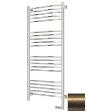 Полотенцесушитель электрический 1200х500 состаренная бронза МЭМ правый Сунержа Флюид 2.0 05-5221-1250