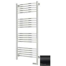 Полотенцесушитель электрический 1200х500 темный титан муар МЭМ правый Сунержа Флюид 2.0 15-5221-1250