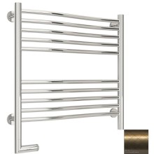 Полотенцесушитель электрический 600х600 состаренная бронза МЭМ левый Сунержа Флюид 2.0 05-5220-6060