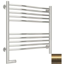 Полотенцесушитель электрический 600х600 состаренная латунь МЭМ левый Сунержа Флюид 2.0 051-5220-6060