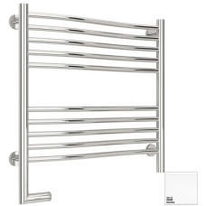 Полотенцесушитель электрический 600х600 белый глянец МЭМ левый Сунержа Флюид 2.0 12-5220-6060