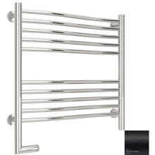 Полотенцесушитель электрический 600х600 темный титан муар МЭМ левый Сунержа Флюид 2.0 15-5220-6060