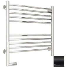 Полотенцесушитель электрический 600х600 темный титан муар МЭМ левый Сунержа Флюид 2.0 15-5220-6060