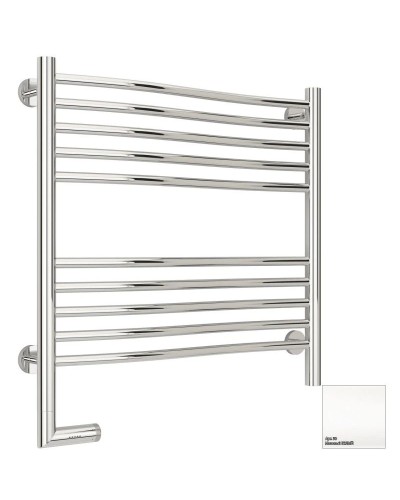 Полотенцесушитель электрический 600х600 белый матовый МЭМ левый Сунержа Флюид 2.0 30-5220-6060