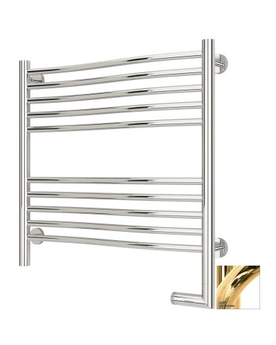 Полотенцесушитель электрический 600х600 золотой МЭМ правый Сунержа Флюид 2.0 03-5221-6060