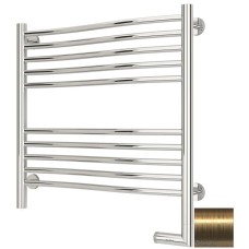 Полотенцесушитель электрический 600х600 состаренная латунь МЭМ правый Сунержа Флюид 2.0 051-5221-6060