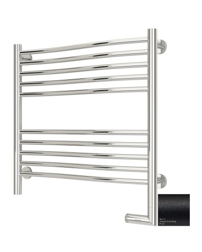 Полотенцесушитель электрический 600х600 темный титан муар МЭМ правый Сунержа Флюид 2.0 15-5221-6060