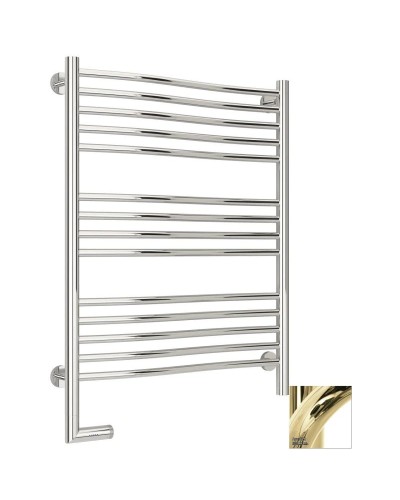 Полотенцесушитель электрический 800х600 шампань МЭМ левый Сунержа Флюид 2.0 020-5220-8060