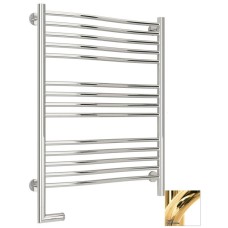 Полотенцесушитель электрический 800х600 золотой МЭМ левый Сунержа Флюид 2.0 03-5220-8060