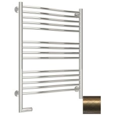 Полотенцесушитель электрический 800х600 состаренная бронза МЭМ левый Сунержа Флюид 2.0 05-5220-8060