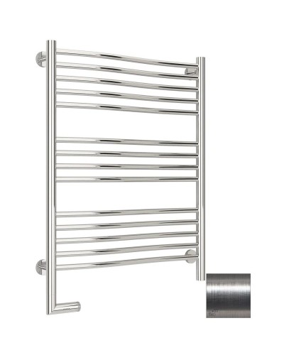 Полотенцесушитель электрический 800х600 сатин МЭМ левый Сунержа Флюид 2.0 071-5220-8060