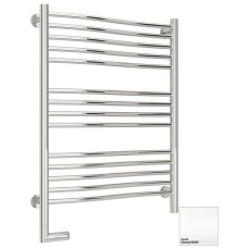 Полотенцесушитель электрический 800х600 белый матовый МЭМ левый Сунержа Флюид 2.0 30-5220-8060