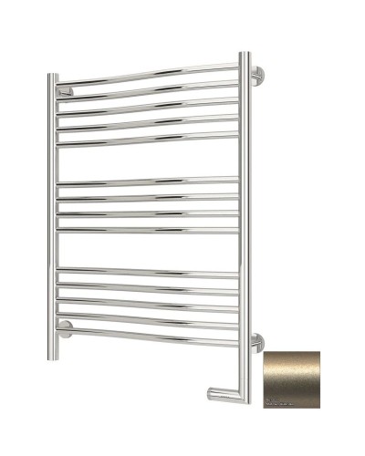 Полотенцесушитель электрический 800х600 шампань матовая МЭМ правый Сунержа Флюид 2.0 022-5221-8060