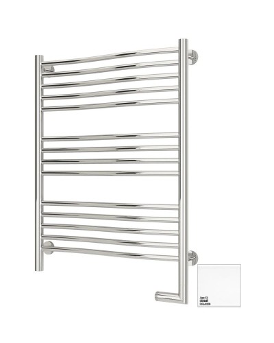 Полотенцесушитель электрический 800х600 белый глянец МЭМ правый Сунержа Флюид 2.0 12-5221-8060