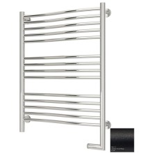 Полотенцесушитель электрический 800х600 темный титан муар МЭМ правый Сунержа Флюид 2.0 15-5221-8060