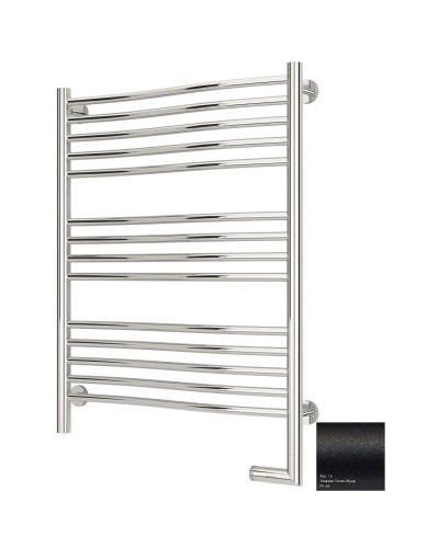 Полотенцесушитель электрический 800х600 темный титан муар МЭМ правый Сунержа Флюид 2.0 15-5221-8060