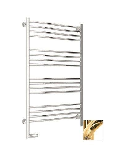 Полотенцесушитель электрический 1000х600 золотой МЭМ левый Сунержа Флюид 2.0 03-5220-1060