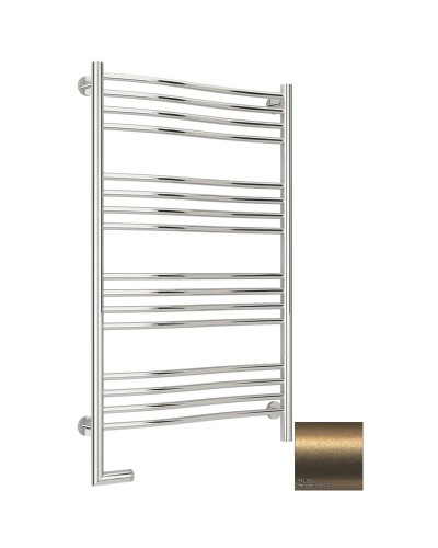 Полотенцесушитель электрический 1000х600 золотой матовый МЭМ левый Сунержа Флюид 2.0 032-5220-1060