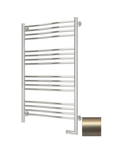 Полотенцесушитель электрический 1000х600 шампань матовая МЭМ правый Сунержа Флюид 2.0 022-5221-1060