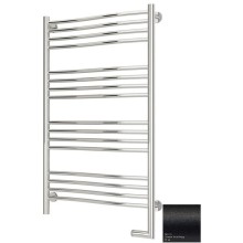 Полотенцесушитель электрический 1000х600 темный титан муар МЭМ правый Сунержа Флюид 2.0 15-5221-1060