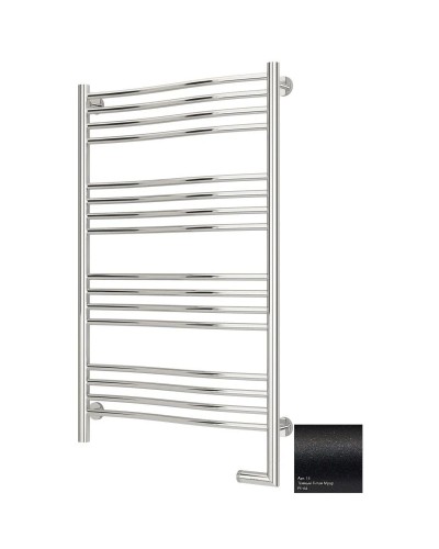 Полотенцесушитель электрический 1000х600 темный титан муар МЭМ правый Сунержа Флюид 2.0 15-5221-1060