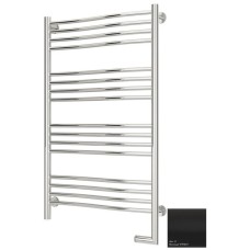 Полотенцесушитель электрический 1000х600 черный матовый МЭМ правый Сунержа Флюид 2.0 31-5221-1060