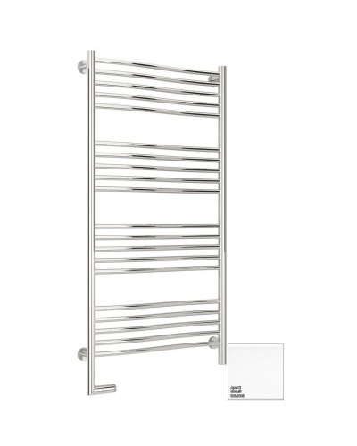 Полотенцесушитель электрический 1200х600 белый глянец МЭМ левый Сунержа Флюид 2.0 12-5220-1260