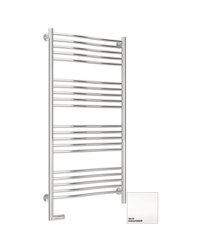 Полотенцесушитель электрический 1200х600 белый матовый МЭМ левый Сунержа Флюид 2.0 30-5220-1260