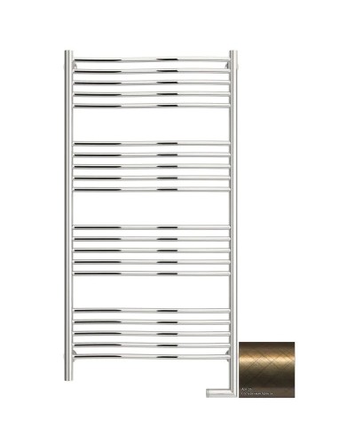 Полотенцесушитель электрический 1200х600 состаренная бронза МЭМ правый Сунержа Флюид 2.0 05-5221-1260