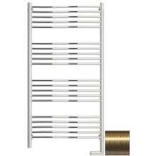 Полотенцесушитель электрический 1200х600 состаренная латунь МЭМ правый Сунержа Флюид 2.0 051-5221-1260