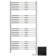 Полотенцесушитель электрический 1200х600 черный матовый МЭМ правый Сунержа Флюид 2.0 31-5221-1260