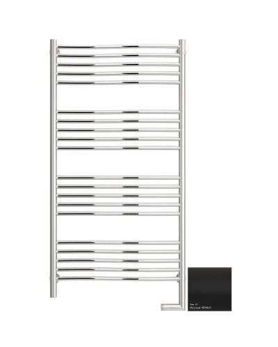 Полотенцесушитель электрический 1200х600 черный матовый МЭМ правый Сунержа Флюид 2.0 31-5221-1260