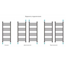 Водяной полотенцесушитель Сунержа Богема прямая 1000х400 Хром