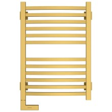 Полотенцесушитель электрический 600х400 золотой матовый МЭМ левый Сунержа Аркус 2.0 032-5604-6040