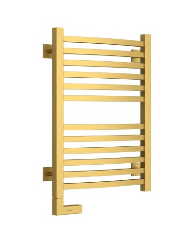 Полотенцесушитель электрический 600х400 золотой матовый МЭМ левый Сунержа Аркус 2.0 032-5604-6040