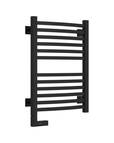 Полотенцесушитель электрический 600х400 черный матовый МЭМ левый Сунержа Аркус 2.0 31-5604-6040