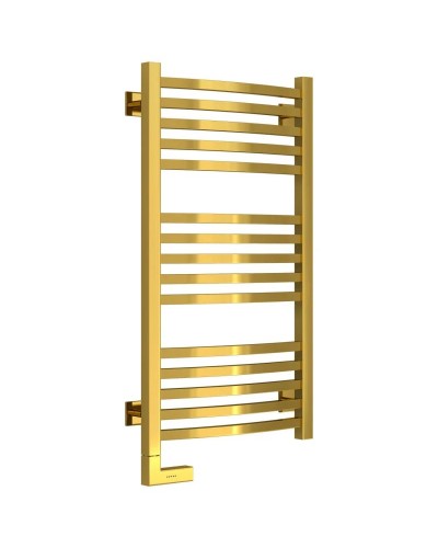 Полотенцесушитель электрический 800х400 золотой МЭМ левый Сунержа Аркус 03-5604-8040