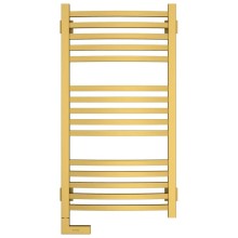 Полотенцесушитель электрический 800х400 золотой матовый МЭМ левый Сунержа Аркус 2.0 032-5604-8040