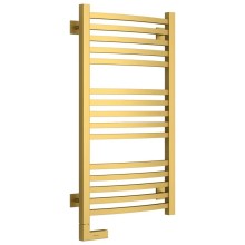 Полотенцесушитель электрический 800х400 золотой матовый МЭМ левый Сунержа Аркус 2.0 032-5604-8040