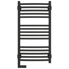 Полотенцесушитель электрический 800х400 темный титан муар МЭМ левый Сунержа Аркус 2.0 15-5604-8040