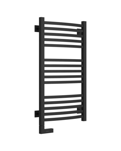 Полотенцесушитель электрический 800х400 темный титан муар МЭМ левый Сунержа Аркус 2.0 15-5604-8040