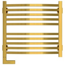 Полотенцесушитель электрический 500х500 золотой МЭМ левый Сунержа Аркус 2.0 03-5604-5050
