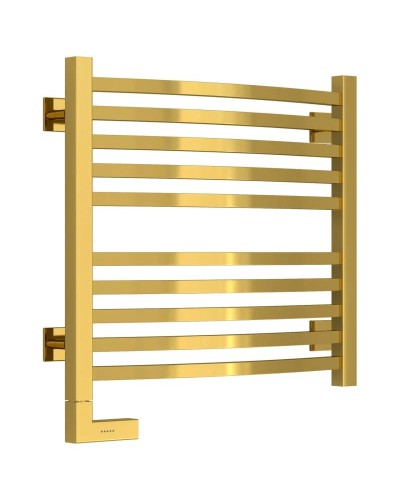 Полотенцесушитель электрический 500х500 золотой МЭМ левый Сунержа Аркус 2.0 03-5604-5050