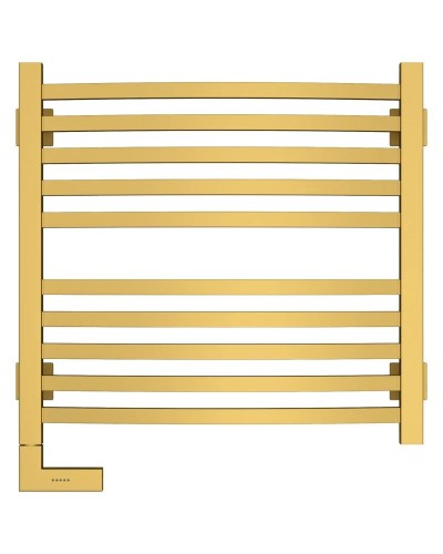 Полотенцесушитель электрический 500х500 золотой матовый МЭМ левый Сунержа Аркус 2.0 032-5604-5050