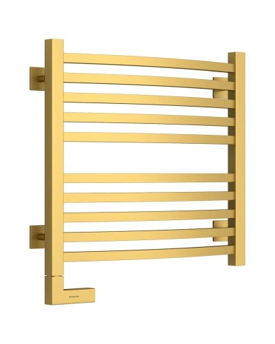 Полотенцесушитель электрический 500х500 золотой матовый МЭМ левый Сунержа Аркус 2.0 032-5604-5050